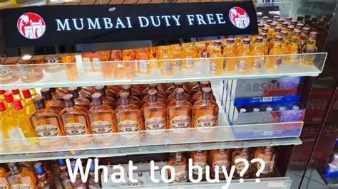 duty free liquor from mumbai.